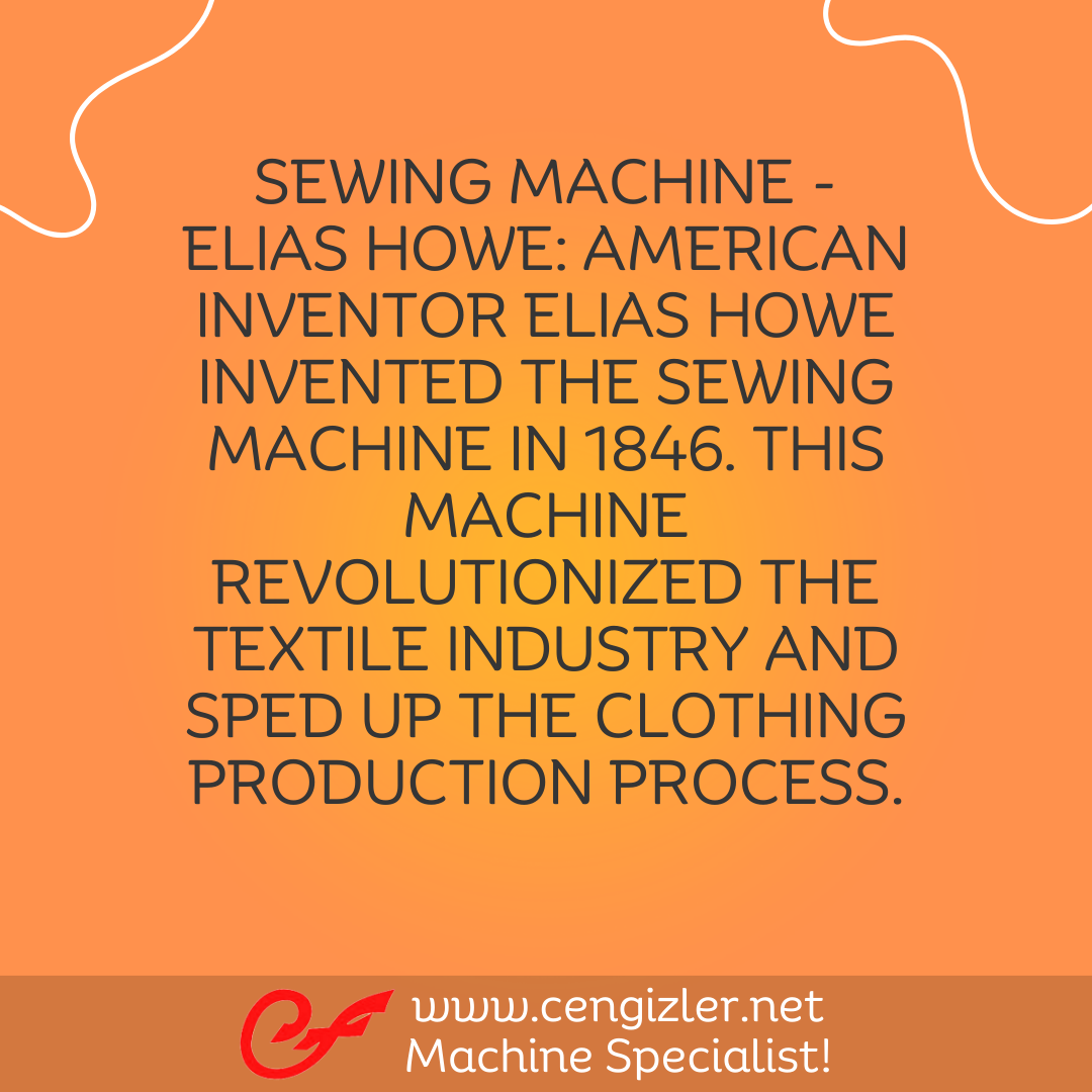 4 SEWING MACHINE - ELIAS HOWE